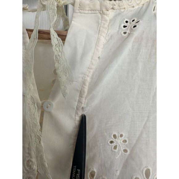 INNIKA CHOO Etta Keet Dress In Broderie Fern Cream Size 1/Small Vacation Resort - Picture 8 of 16